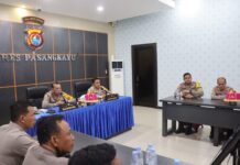 Kapolda Sulbar Cek Kesiapan Polres Pasangkayu Dalam Pengamanan Pemilu 2024