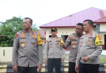 Kapolda Sulbar Meninjau Langsung Lokasi Rencana Pembangunan Rusun Polres Pasangkayu