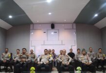 Polres Pasangkayu Gelar Nonton Bareng Pameran Lukisan dan Pentas Musik Secara Daring.