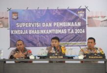 Dir Binmas Polda Sulbar Sampaikan Pesan Penting Saat Supervisi dan Pembinaan Kinerja BKTM di Polres Pasangkayu.