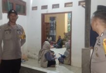 Kampanye Pertemuan Terbatas, Subsatgas Polsek Bambalamotu Lakukan Pengamanan