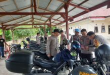 Pastikan Randis Siap Di Gunakan PAM Pemilu 2024, Bag Logistik Polres Pasangkayu Lakukan Pengecekan Di Polsek Jajaran