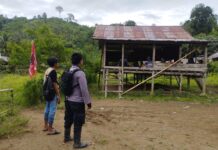 Jaga Situasi Tetap Kondusif, Bhabinkamtibmas Amankan Kegiatan Kampanye Terbatas Sampai Kepelosok Desa Pakava.