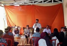Kapolsek Hadir Dalam Kunjungan Kerja Bupati Pasangkayu di Wilayah Hukum Polsek Pasangkayu.
