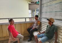 Himbauan Pemilu :Bhabinkamtibmas Polsek Baras Sambang, Ajak Warga Binaan Gunakan Hak Pilih Dengan Baik