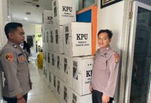 Pemilu Semakin Dekat, Polres Pasangkayu Terus Tingkatkan Keamanan di Kantor KPU dan Gudang Logistik KPU