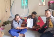 Karena Emosi, Sdr. Rajab melakukan pemukulan terhadap sdr. Laembo, Bhabinkambitmas Lakukan Problem Solving.