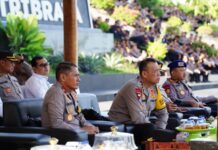 Simulasi PAM TPS, Kapolda Sulbar : Kita Samakan Persepsi dan Bekerja Profesional