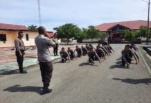 Kesiap Siagaan Jelang Pemilu 2024, Sat Samapta Polres Pasangkayu Masifkan Latihan Dalmas