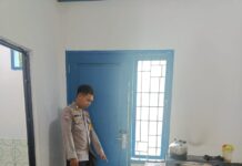 Sigap, Bhabinkamtibmas Polsek Sarudu Langsung Mendatangi TKP Pencurian Tabung Gas LPG 3 KG