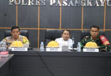 Polres Pasangkayu Gelar Rakor Lintas Sektoral Kesiapan Pengamanan Pemilu