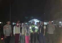 Demi Kelancaran Dan Keamanan, Subsatgas Preventif OMB Polsek Bambalamotu Beri Pengamanan Kegiatan Kampanye Terbatas