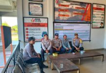Subsatgas Preventif OMB Polsek Pasangkayu Terus Patroli dan Monitoring Kantor Bawaslu