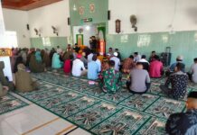 Monitoring Kegiatan Warga Binaan, Bhabinkamtibmas Hadiri Kegiatan Safari Dakwah Kec. Sarjo