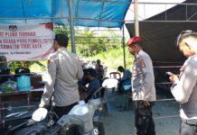 Rekapitulasi Suara Pemilu 2024 Masih Berlangsung, Polres Pasangkayu Tetap Lakukan Pengamanan Yang Ketat.