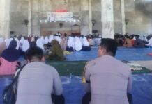 Polsek Pasangkayu Kawal dan Amankan Safari Dakwah Habib Ahmad Al Habsyi di Desa Malei