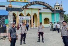 Safari Dakwah Habib Ahmad Al Habsyi di Desa Bulu Mario di Amankan Personel Polsek Sarudu