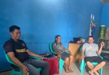 Herman Tokoh Masyarakat Singgani Dukung Tugas Kepolisian Dalam Menjaga Kamtibmas.