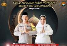 Kapolres Pasangkayu Beserta Staf dan Jajaran Ucapkan Selamat Menunaikan Ibadah Puasa Ramadhan 1445 H.