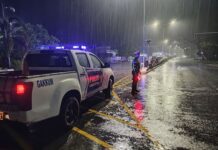 Meski Cuaca Tak Bersahabat, Sat Lantas Polres Pasangkayu Laksanakan Patroli Blue light