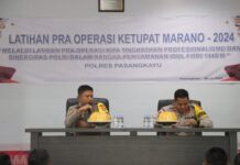 Polres Pasangkayu Gelar Latihan Pra Operasi Ketupat Marano 2024