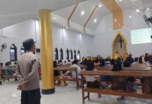 Polres Pasangkayu Gelar Personil Amankan Perayaan Hari Paskah di Seluruh Gereja