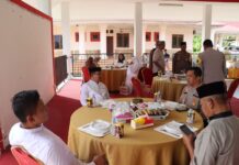 Momentum Lebaran, Kapolres Pasangkayu Beserta PJU Silaturahmi Ke Rujab Bupati Pasangkayu