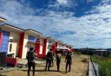 Satgas Preventif Operasi Ketupat Polres Pasangkayu Patroli Perumahan yang ditinggal Mudik