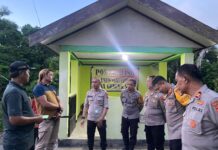 Cek Kesiapan Pos Kamling Dit Binmas Polda Sulbar Lakukan Supervisi di Wilayah Polres Pasangkayu