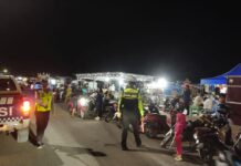 Gencarkan Blue Light Patrol di Malam Minggu, Satlantas Polres Pasangkayu Hadir Antisipasi Pelaku Balap Liar.
