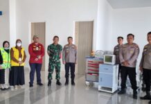 Rumah Sakit Bhayangkara Polda Sulbar Siagakan Tim Pamkes Dalam Rangka Kunjungan Presiden Joko Widodo