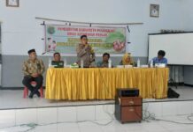 Kapolsek Bambalamotu Hadiri Rapat Lintas Sektoral Kecamatan Bambaira