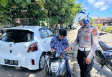 Satlantas Polres Pasangkayu Gencarkan Hunting System Tertibkan Pelanggar Lalu Lintas