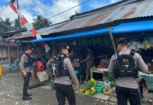 Patroli Dialogis Sat Samapta Polres Pasangkayu Himbau Masyarakat Jaga Kamtibmas Aman Dan Kondusif