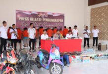 Polres Pasangkayu Gelar Press Release Pengungkapan Operasi Pekat Marano 2024