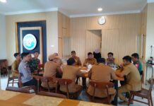 Kapolsek Bambalamotu Menghadiri Kegiatan Pertemuan Lintas Sektor Sekecamatan Bambalamotu