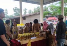 Unit Tipiter Sat Reskrim Polres Pasangkayu Hadir Pada Kegiatan Gerakan Pangan Murah (GPM)