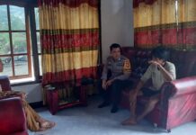 Bhabinkambitmas Polsek Bambalamotu Sambang dan silaturahmi ke Warga Binaan