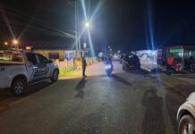Memberi Rasa Aman di Jalan, Sat Lantas Polres Pasangkayun Rutin Gelar Patroli Blue Light