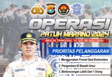 Sat Lantas Polres Pasangkayu Akan Menggelar Operasi Patuh Marano 2024