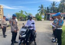 Sie Propam Polres Pasangkayu Gelar Gaktiblin Dalam Rangka Ops Patuh Marano 2024