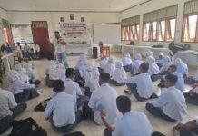 Sat Resnarkoba Polres Pasangkayu Edukasi Bahaya Narkoba Siswa SMAN 1 Lariang.