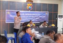 Kapolres Pasangkayu Pimpin Gelar Operasional Dalam Rangka anev GK dan Realisasi Anggaran Triwulan I Tahun 2024