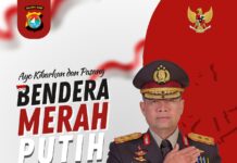 Kapolda Sulbar : Jadikan Kibaran Merah Putih Sebagai Refleksi Kemerdekaan