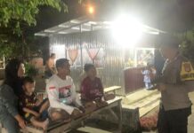 Polsek Bambalamotu Tingkatkan Patroli Malam, Pastiak Situasi Kondusif Jelang Pilkada
