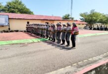 Jelang Pilkada Serentak 2024, Polres Pasangkayu Gelar Latihan Sispamkota