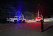 Kanit Turjawali Sat Lantas Polres Pasangkayu Pimpin Patroli Blue Light