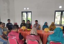 Hadiri Rembuk Stunting, Bukti Bhabikamtibmas Polsek Bambalamotu Berperan Aktif Ditengah Masyarakat