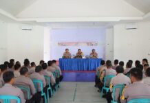 Wakapolres Pasangkayu pimpin Anev Bulanan Bhabinkamtibmas, Evaluasi dan Optimalisasi Tugas