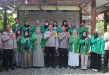 Deklarasi Pemilu Damai Kapolres Pasangkayu Dan Mahasiswa Kabupaten Pasangkayu.